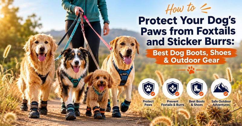 How to Protect Your Dog's Paws from Foxtails and Sticker Burrs: Best Dog Boots, Shoes & Outdoor Gear
