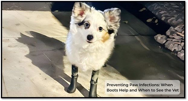 Preventing Paw Infections: When Boots Help and When to See the Vet