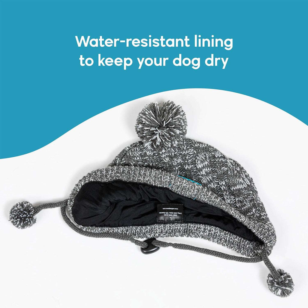 Water-resistant lining keeps dogs warm/dry.