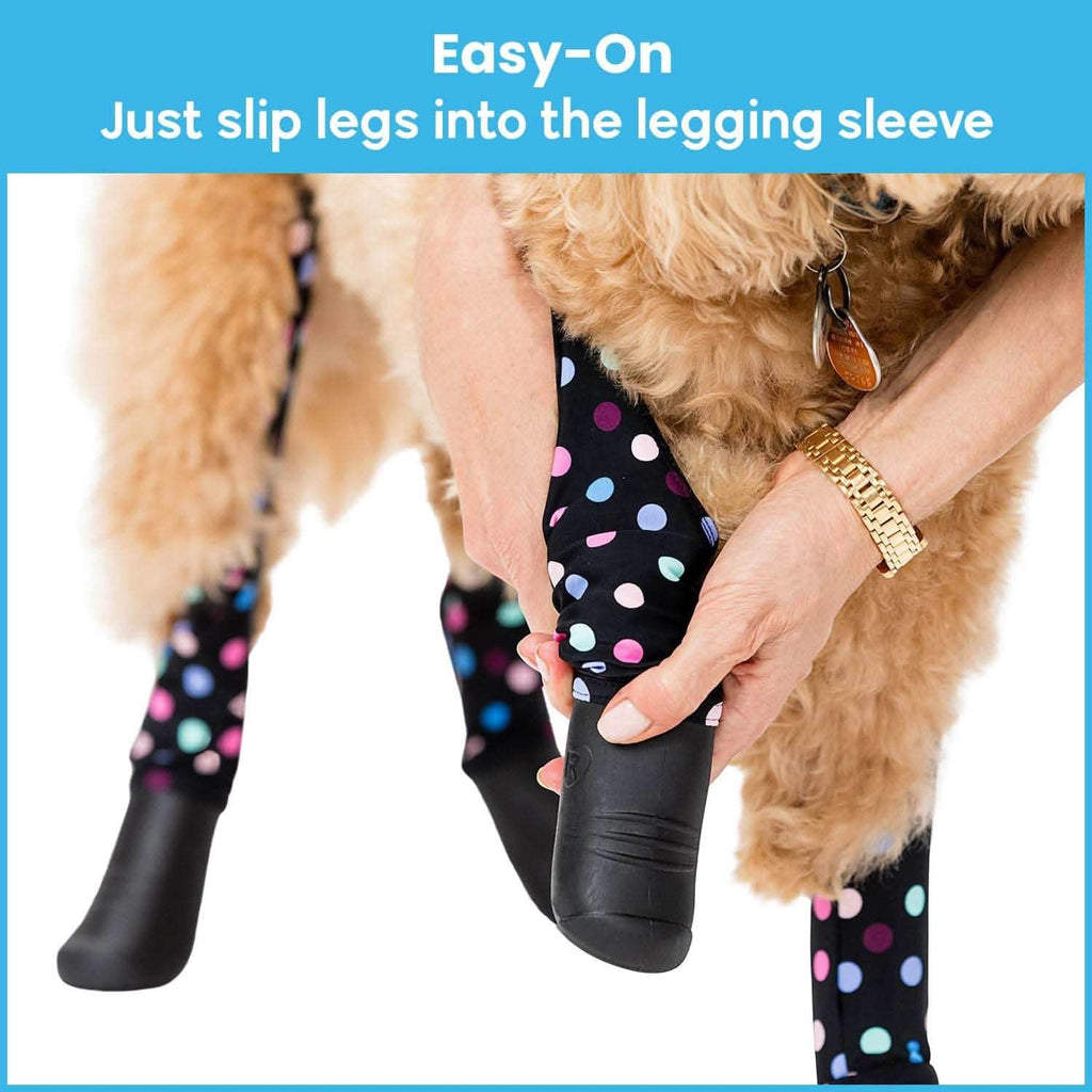 Deluxe Dog Boot Leggings – Connected Waterproof Dog Boots – Walkee