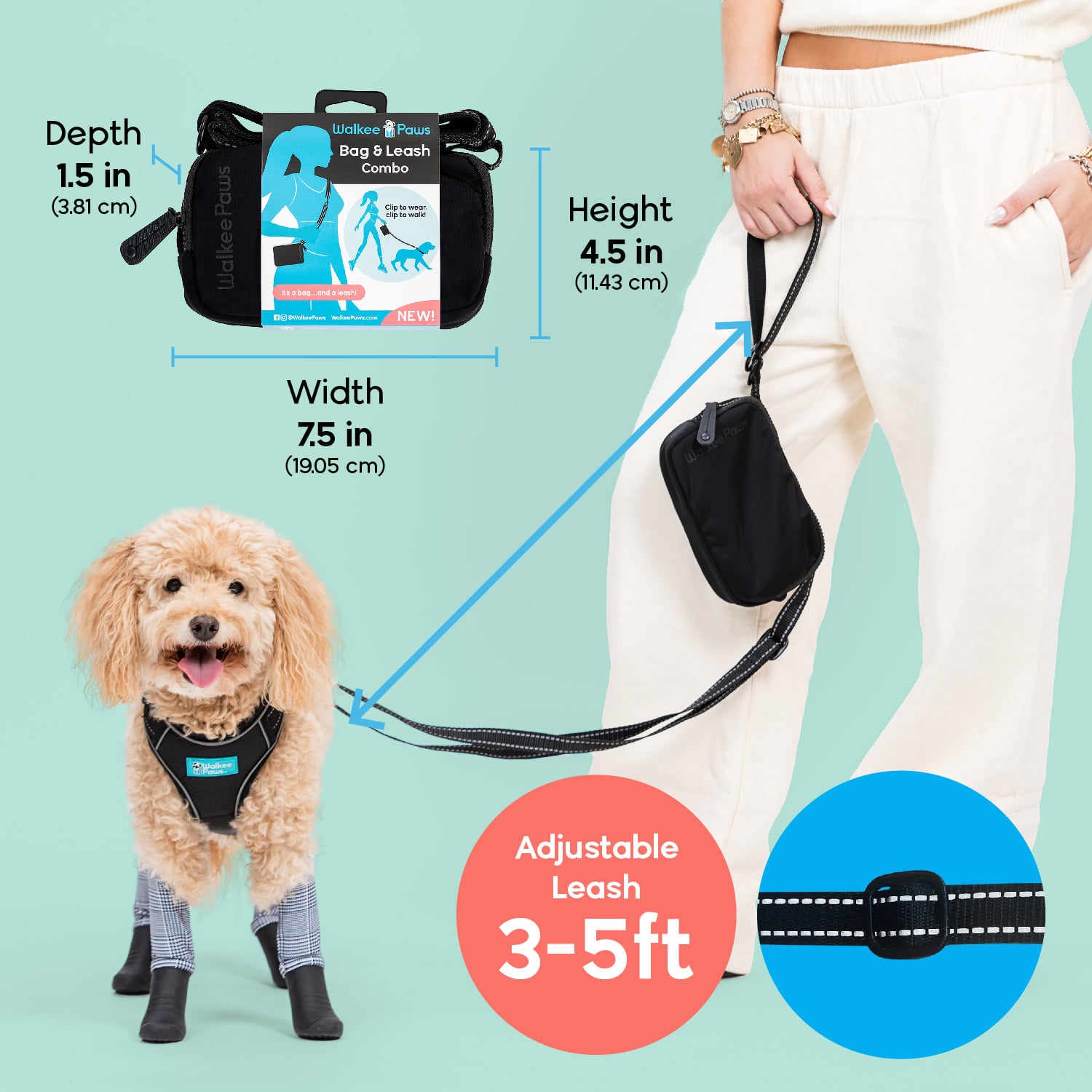 MalsiPree Dog Poop Bag Holder Leash Attachment, Dog India | Ubuy