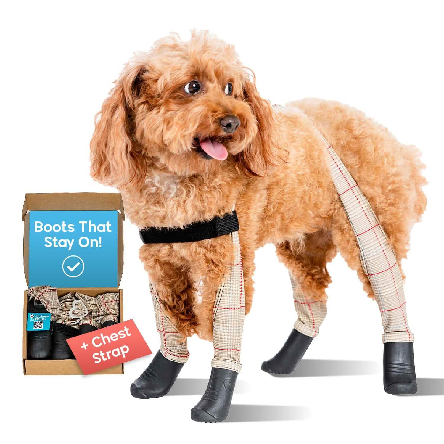 Dog Clothes Standard Poodle Waterproof Dog Leggings Dog Suspender