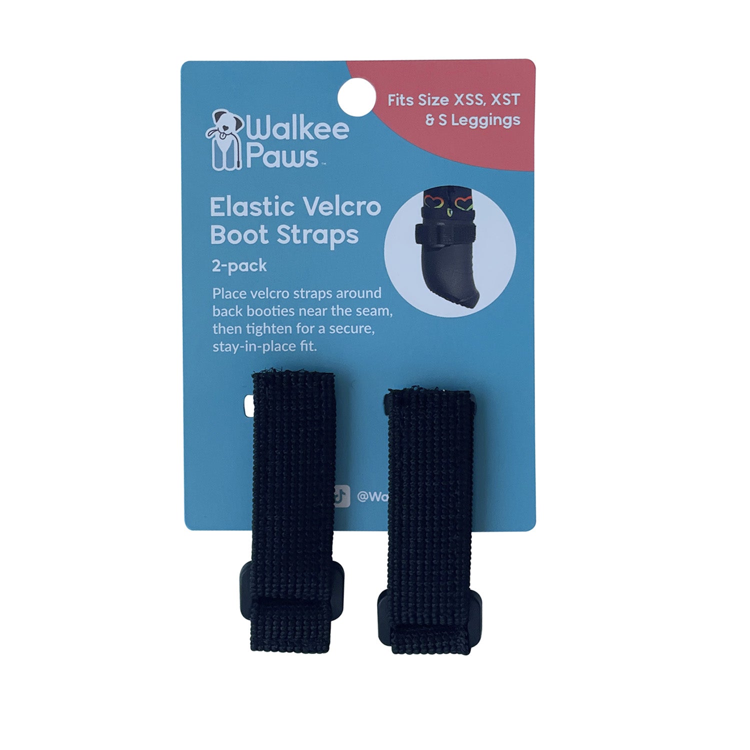 NEW Elastic Velcro Straps - 2 pack – Walkee Paws
