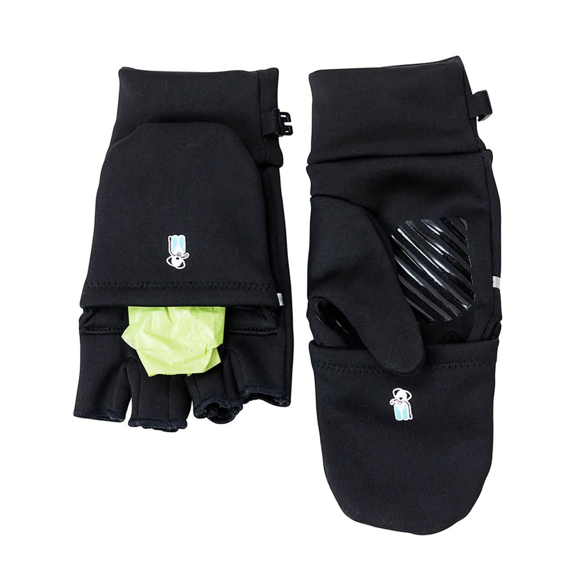Non-slip silicone grip on palms.